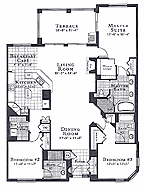 The Amelia Plan at Ocean Grande Condominium in Serenata Beach, Florida