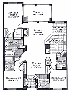 The Biscayne Plan at Ocean Grande Condominium in Serenata Beach, Florida