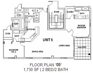 Surfside Floor Plan 5